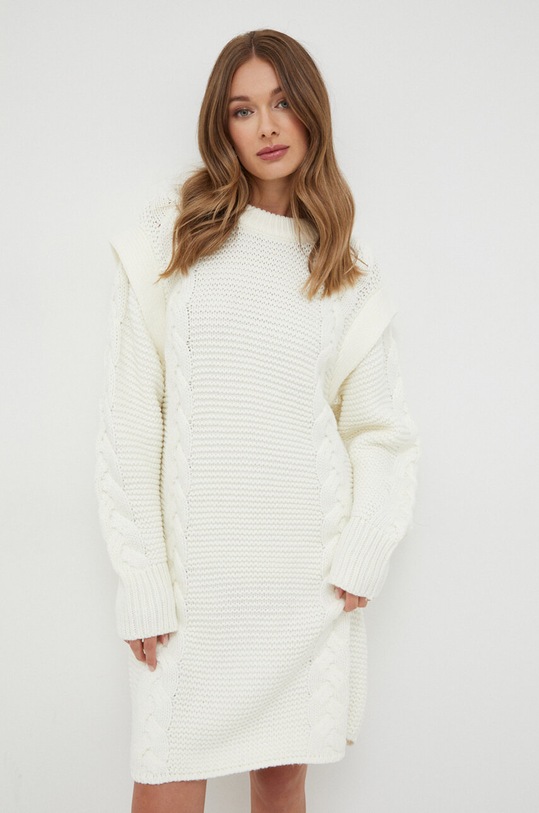 Silvian Heach rochie mini bej GPA23227VE