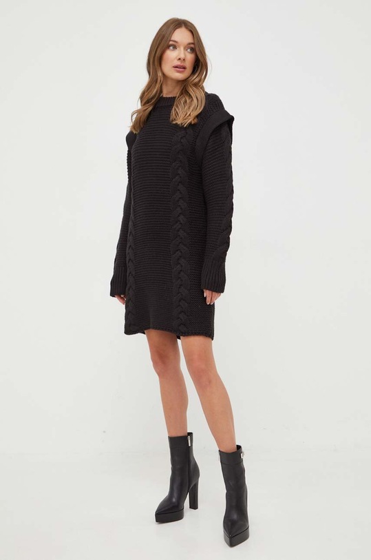 Silvian Heach rochie GPA23227VE negru ZW23