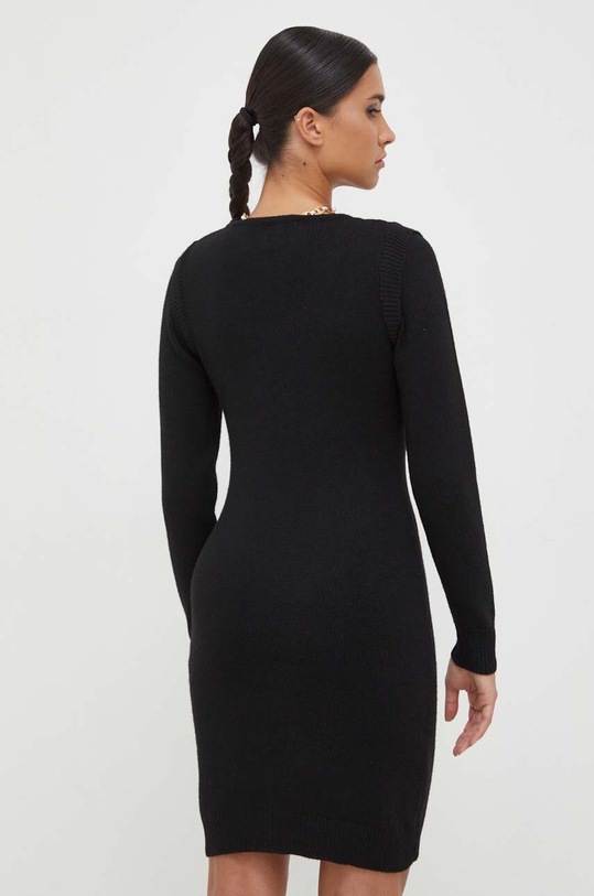 Îmbrăcăminte Silvian Heach rochie din amestec de lana GPA23407VE negru