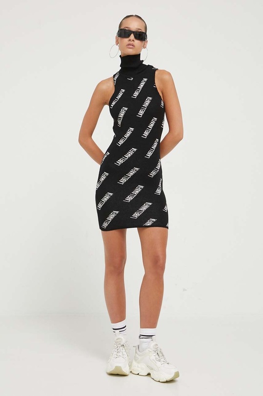 LaBellaMafia ruha ujjatlan fekete LB.25250