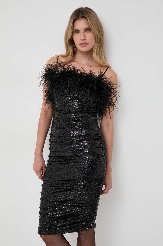 Φόρεμα Nissa RS14483 μαύρο ZW23