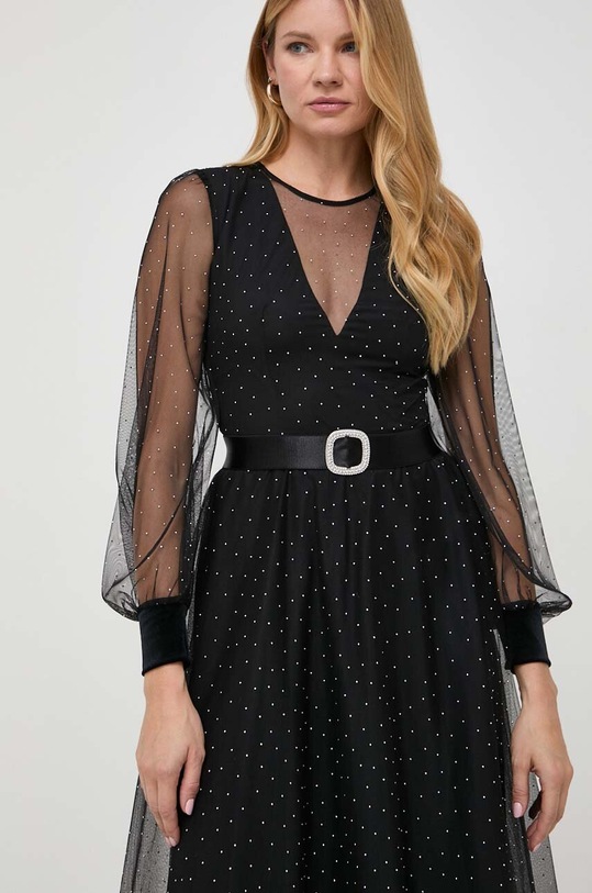 Nissa sukienka RS14491 czarny ZW23