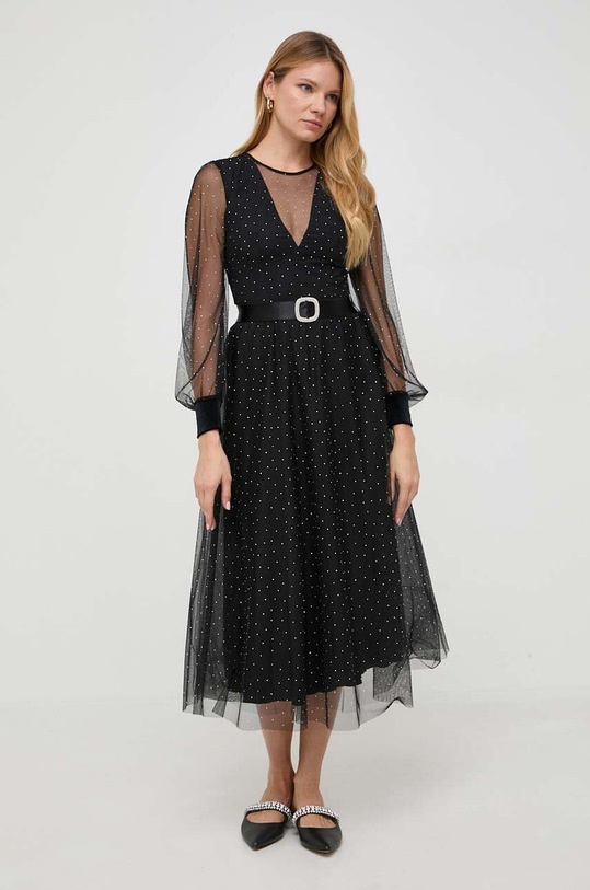 Nissa sukienka czarny RS14491