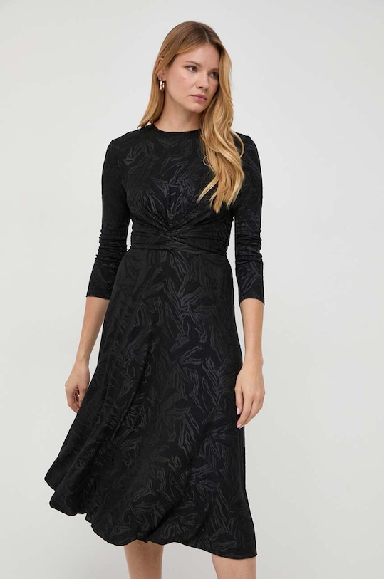 Nissa rochie midi negru RZ14523