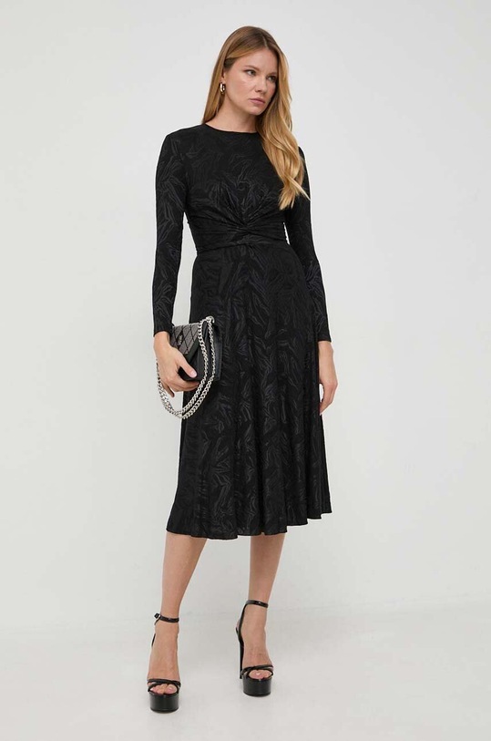 Nissa sukienka RZ14523 czarny ZW23