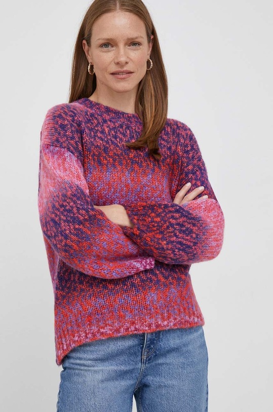 Rich & Royal pulover din amestec de lana grosime medie roz 2307.133