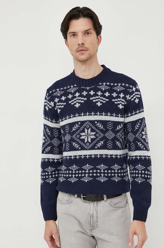 Sveter Blauer vlna tmavomodrá BLUM01405