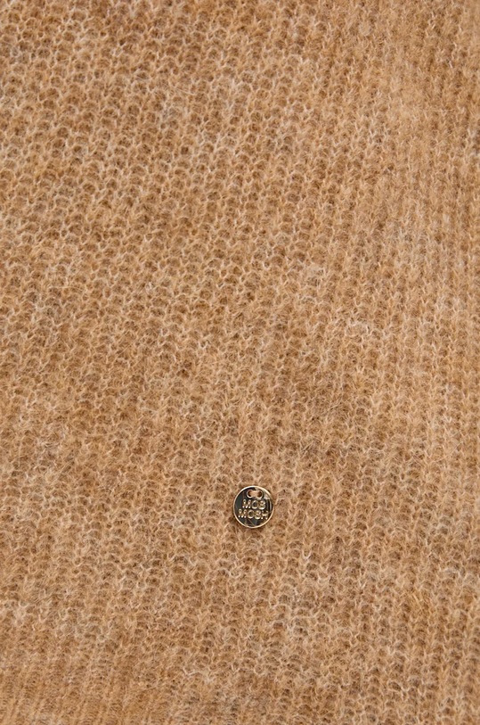 Mos Mosh sweter wełniany 153900 brązowy