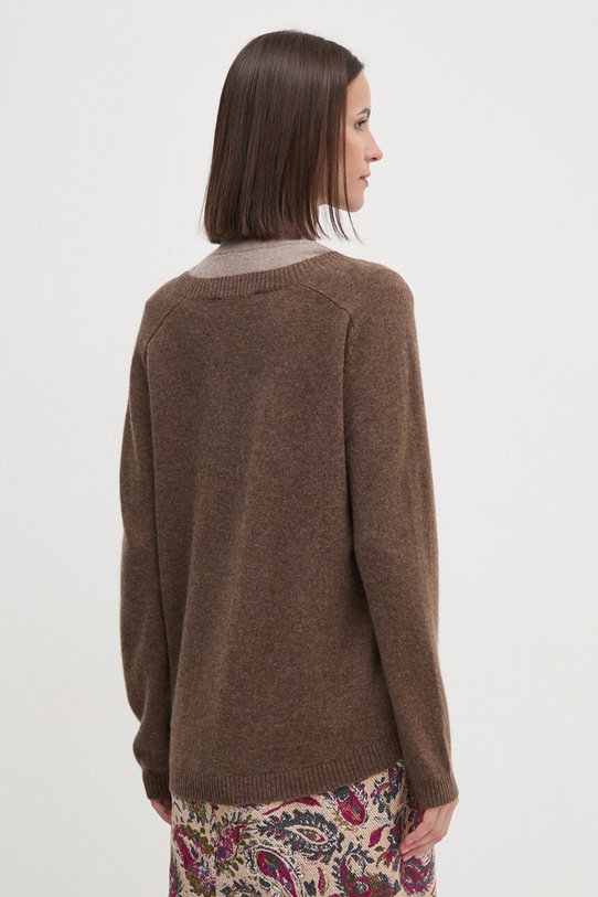 Îmbrăcăminte Mos Mosh pulover de lana 150790 maro