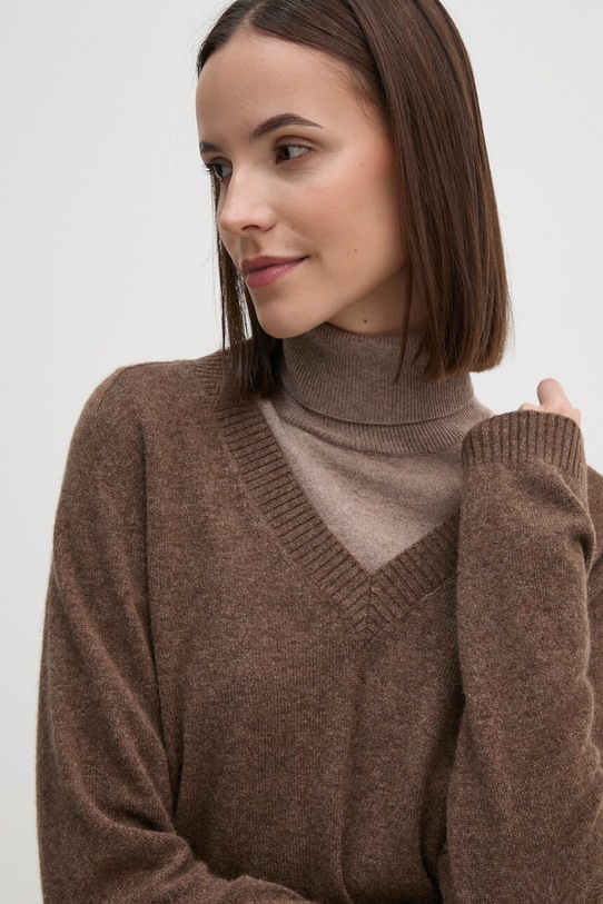 Mos Mosh pulover de lana maro 150790
