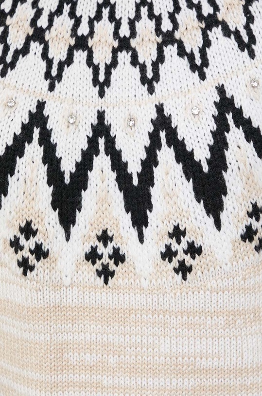 Silvian Heach sweter z domieszką wełny CVA23130MA beżowy