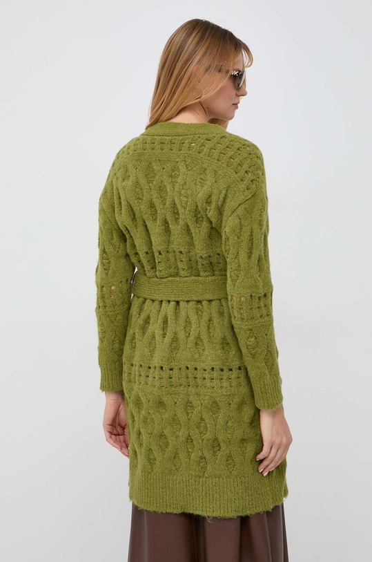 Odzież Silvian Heach kardigan z domieszką wełny CVA23131CD zielony