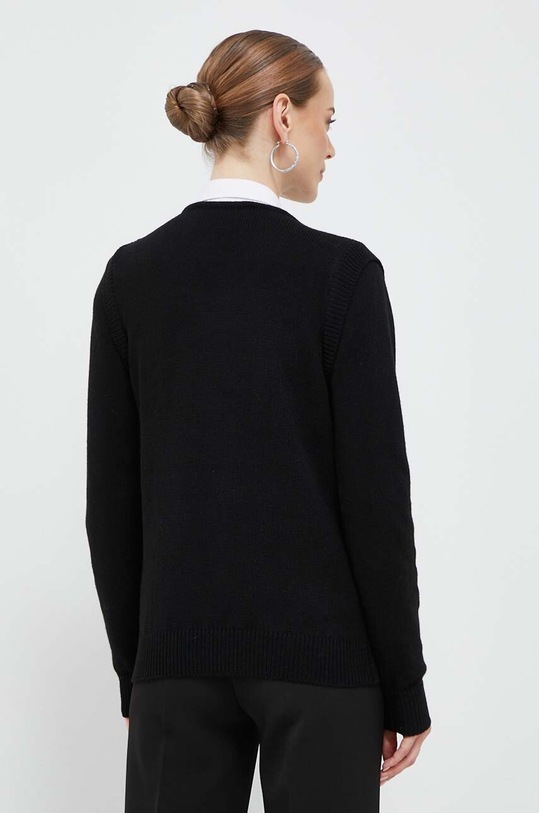 Ruházat Silvian Heach gyapjúkeverék pulóver GPA23406MA fekete