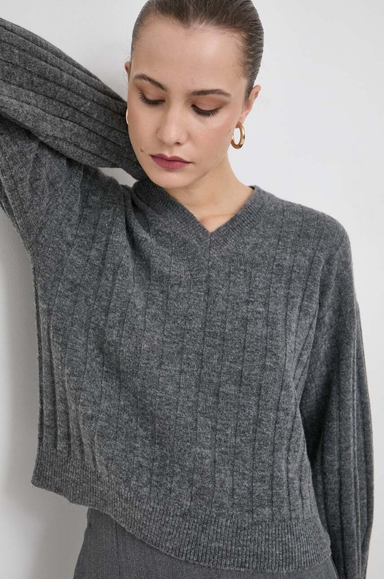 Beatrice B pulover din amestec de lana subtiri gri 23FA8449COZY