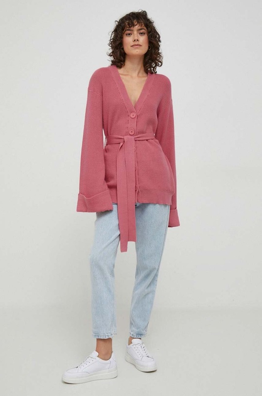 XT Studio kardigan X123WT8004K50001.226 różowy ZW23