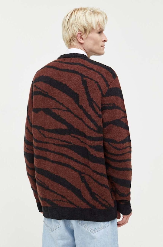 Odzież Volcom sweter z domieszką wełny A0732301.BLK brązowy