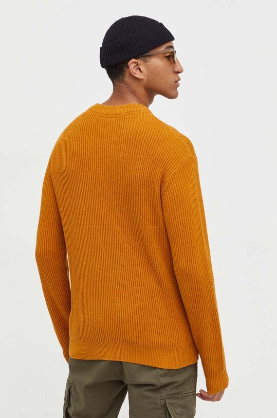 Odzież Solid sweter bawełniany 21107897.181160 brązowy