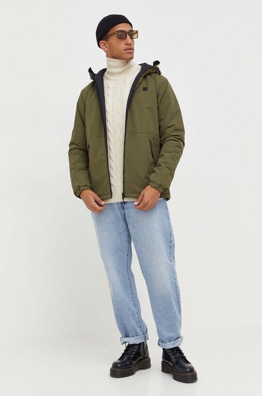 Solid sweter bawełniany 21107995.130401 beżowy ZW23
