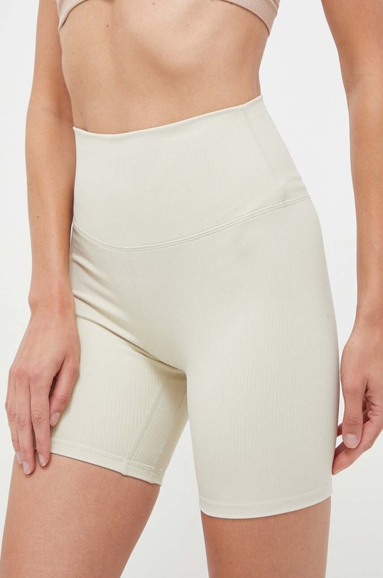 JOYINME pantaloni scurți de yoga Ribbed tricotaj bej Szorty.Ribbed
