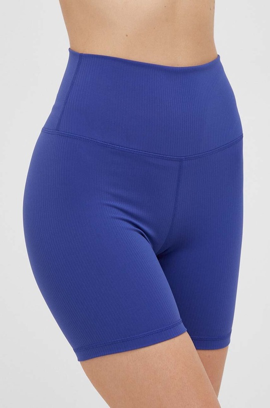JOYINME pantaloni scurți de yoga Ribbed tricotaj albastru Szorty.Ribbed