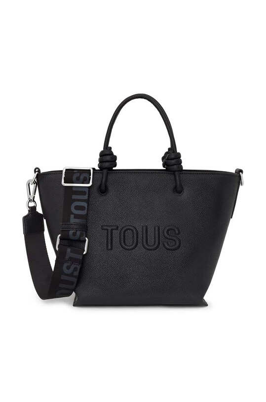 Τσάντα Tous La Rue απομίμηση λείου δέρματος μαύρο 2001944251