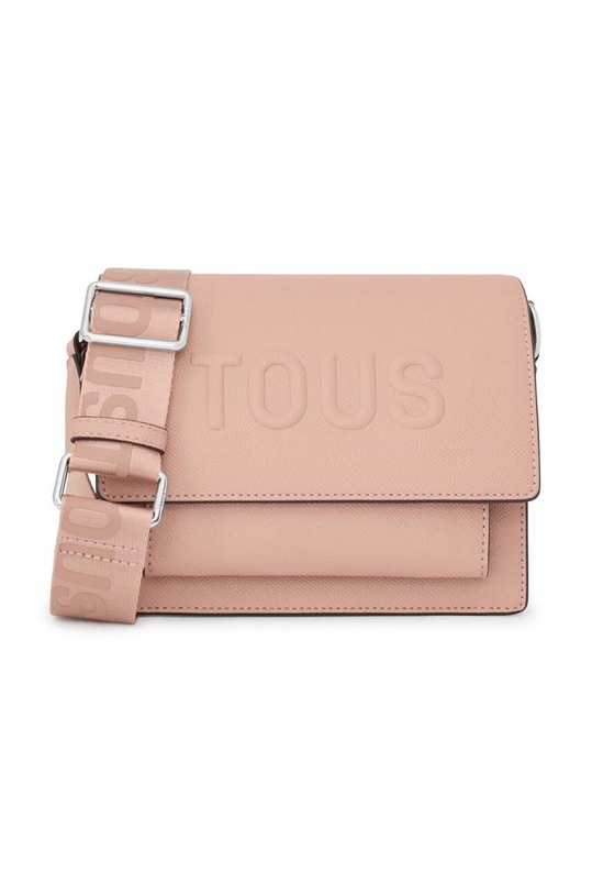 Τσάντα Tous La Rue New Audree απομίμηση λείου δέρματος μπεζ 2001935143