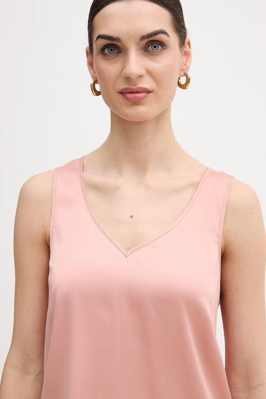 Μεταξωτό τοπ Mos Mosh πορτοκαλί 153590.