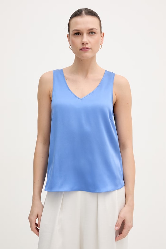 Mos Mosh top jedwabny niebieski 153590.