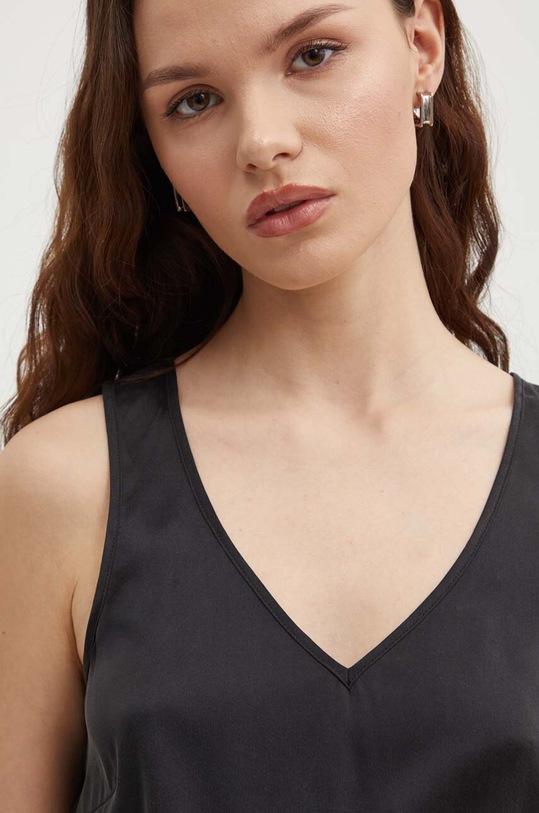 Mos Mosh top jedwabny czarny 153590.