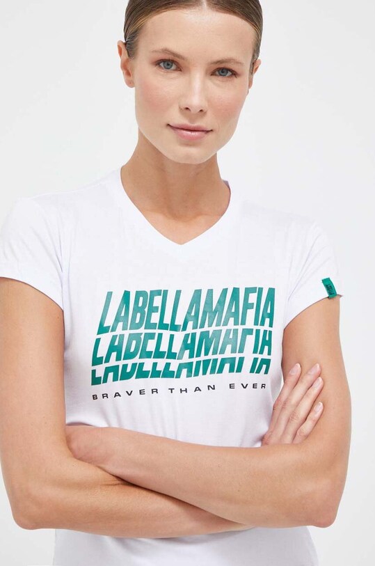 Футболка LaBellaMafia Brave regular білий LB.27807