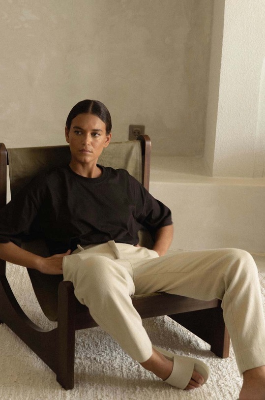 Odzież MUUV. t-shirt bawełniany tshirt.ready.raw.choco brązowy