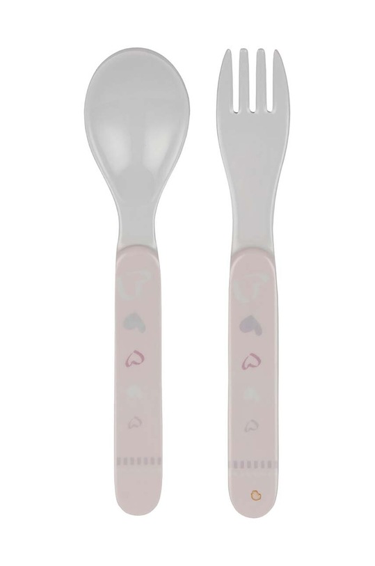 Effiki komplet sztućców dziecięcych Baletnica 2-pack 2-pack różowy Zestaw.sztuccow.baletn