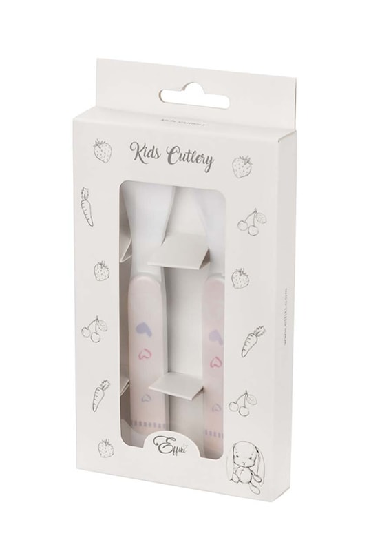 Παιδικό σετ μαχαιροπήρουνων Effiki Baletnica 2-pack Zestaw.sztuccow.baletn ροζ ZW24