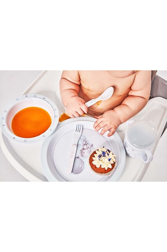 Effiki komplet sztućców Balon 2-pack niebieski Zestaw.sztuccow.balon