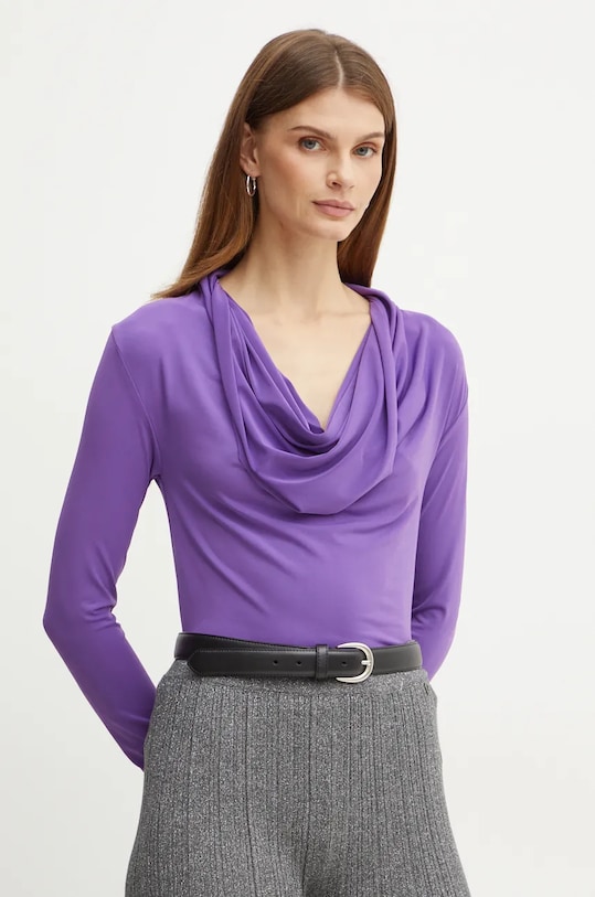 Блузка Silvian Heach ROSIZ casual фіолетовий GPA24130BL