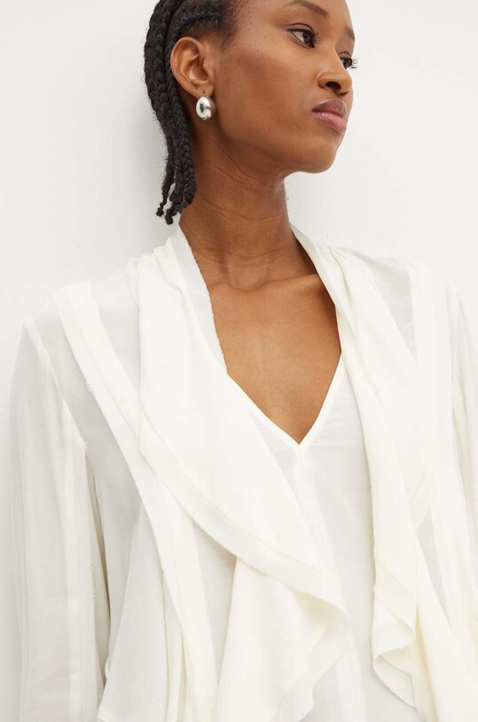 Silvian Heach bluzka BIZOT CVA24008BL beżowy