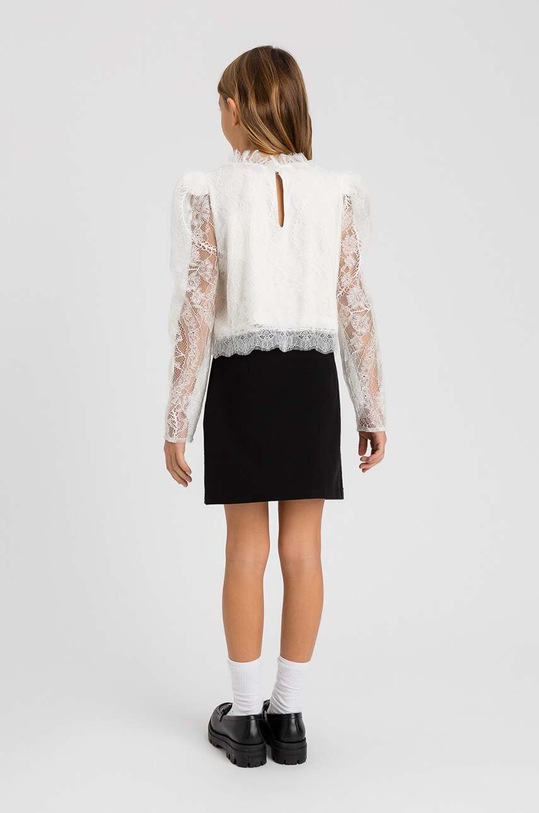 DÍVKA Dětská halenka Twinset 242GJ2120 bílá