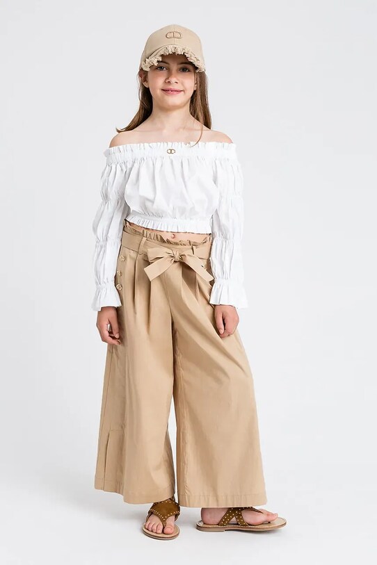 Детская блузка Twinset casual белый 251GJ2421