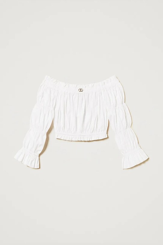 Παιδική μπλούζα Twinset 251GJ2421 λευκό ZS25