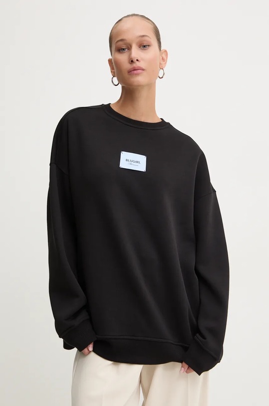 Кофта Blugirl Blumarine без капюшона чорний RF4208.F0957