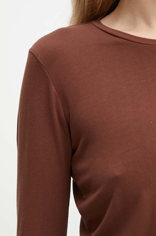 Silvian Heach tricou DROMI GPA24300TS maro