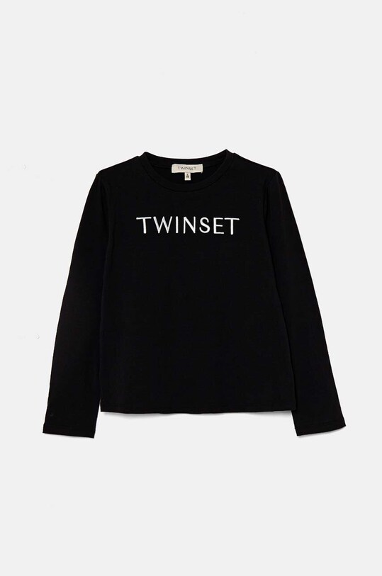 Twinset longsleeve copii imprimeu negru 242GJ2075.98.116