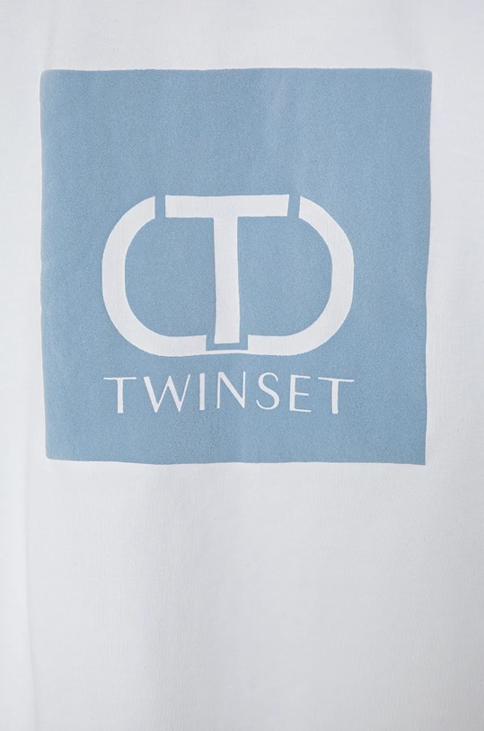 DÍVKA Dětské tričko s dlouhým rukávem Twinset 242GJ2030.128.170 bílá
