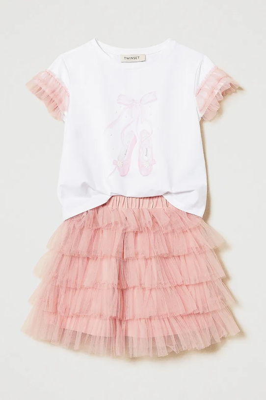 Дитячий комплект Twinset тканина білий 251GJ2QS2.86.116