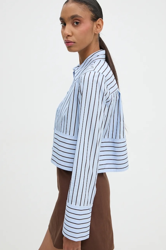 Odzież Day Birger et Mikkelsen koszula Max - Contemporary Stripe RD DAY65243341 niebieski