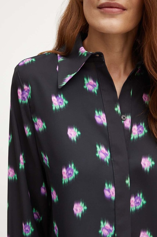 Košeľa Silvian Heach ERTIL GPA24138CA čierna