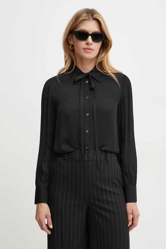 Košulja Silvian Heach LAMIE casual crna GPA24028CA