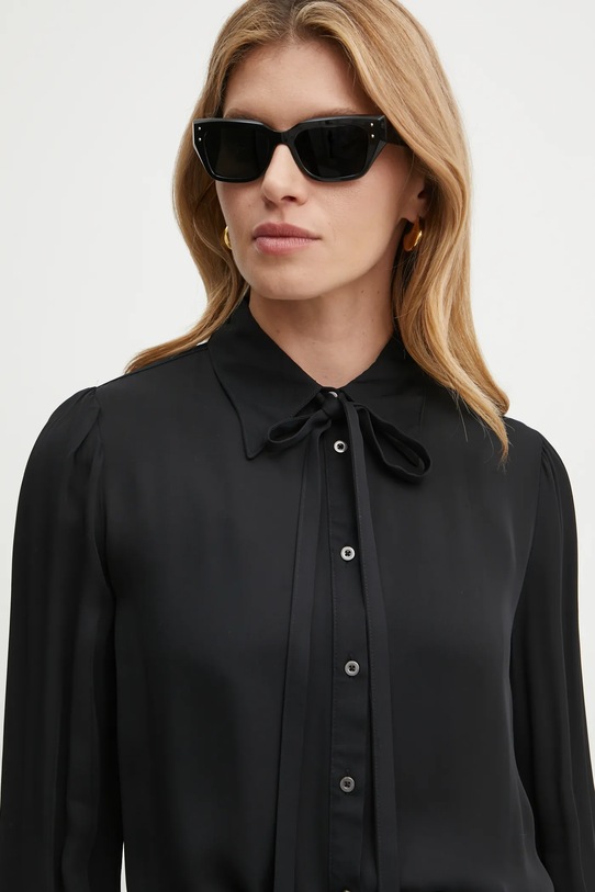 Košulja Silvian Heach LAMIE crna GPA24028CA