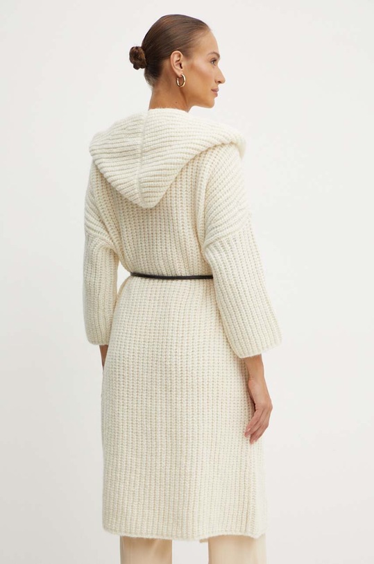 Îmbrăcăminte Liviana Conti cardigan din lana F4WE07 bej