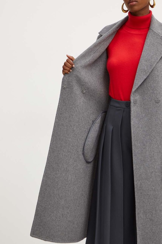 Silvian Heach płaszcz wełniany BRUGGE GPA24023CP